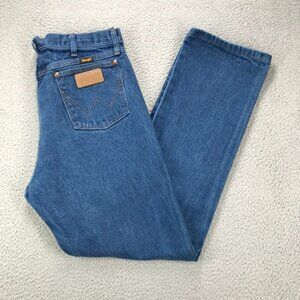 WRANGLER Jeans Mens 35x31 (Tag 36x32) Cowboy Cut Original Fit 100% Cotton Denim